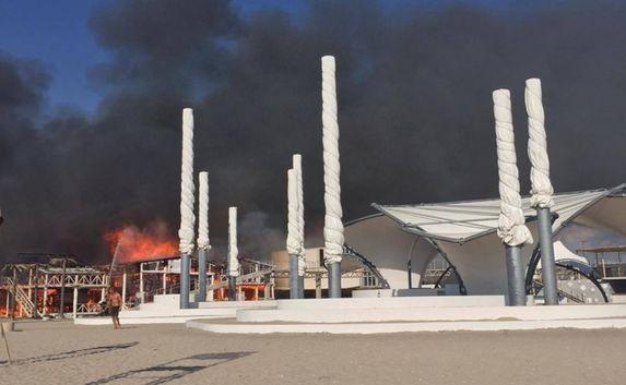 Территория бывшего КаZантипа сгорела в Крыму